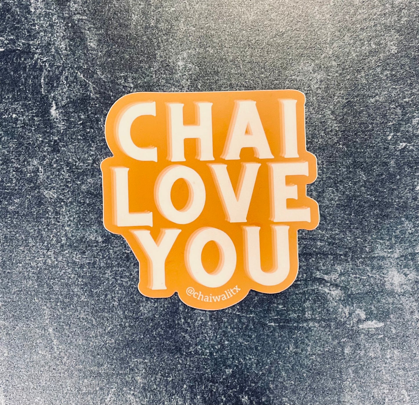 "chai love you" sticker