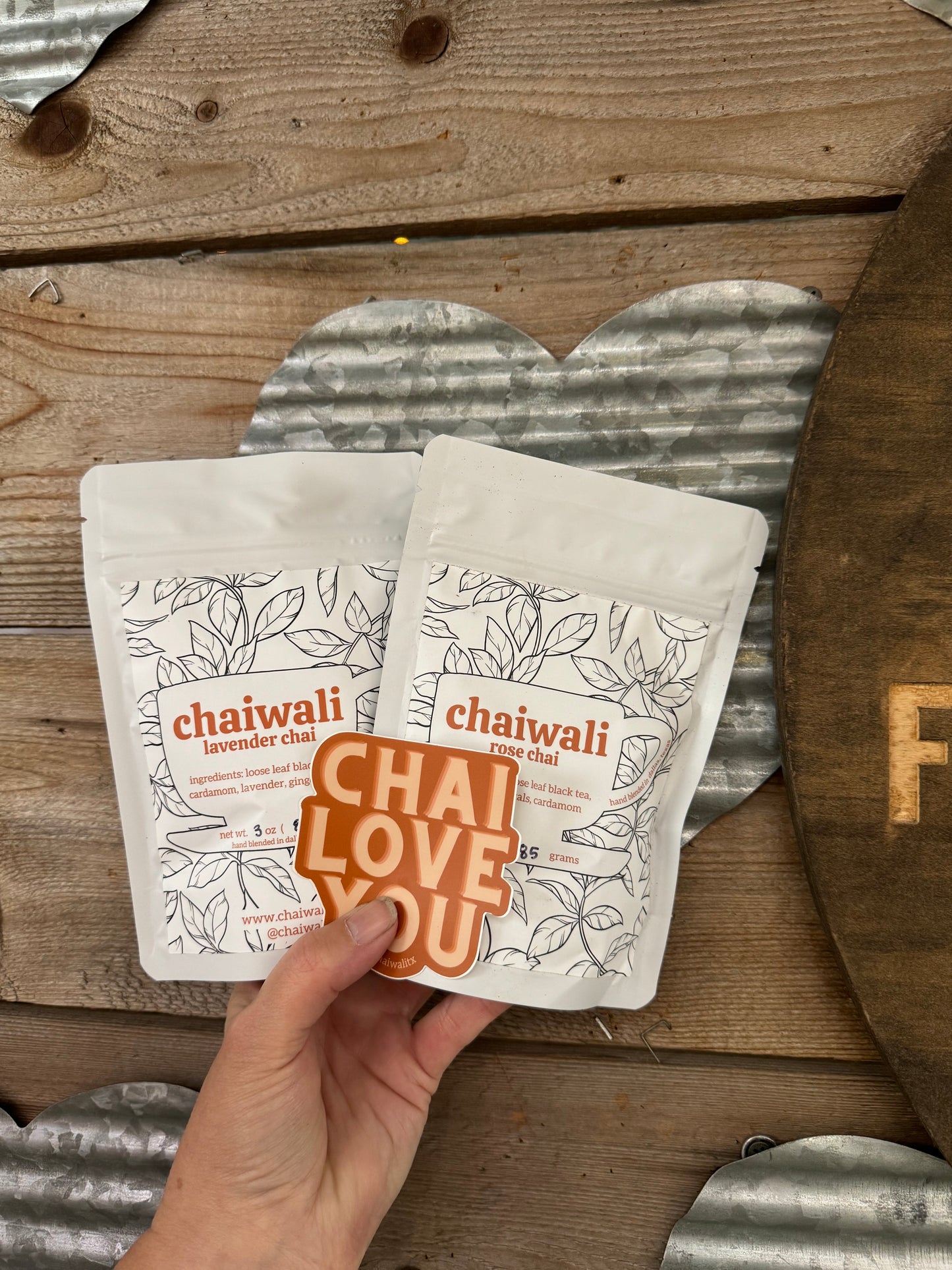 "chai love you" sticker